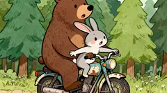 Anekdota: Jezdí medvěd po lese na motorce...