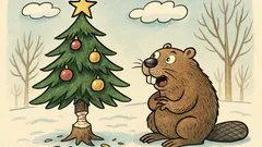 Vtip: Víte, na co se těší bobři o Vánocích?