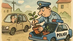 Vtip: Proč mají policisté v kufru květináče?