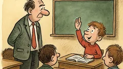 Vtip: Učitel: 'Mluvili jsme o vynálezech, Johny...'