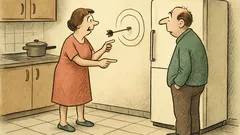 Vtip: Kde šipka dopadne, tam pojedeme...