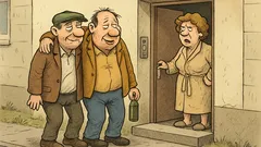 Vtip: Dva muži přijdou z hospody...