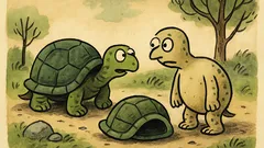 Vtip: Potkají se dvě želvy, jedna bez krunýře