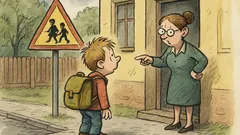 Vtip: Pepíček přijde pozdě do školy...