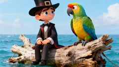 Anekdota: Kouzelník na lodi a mluvicí papoušek...