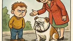 Vtip: „Eriku, nemrač se na toho buldoka…“