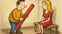 Vtip: Jak sbalit holku? Vezmi si balicí papír...