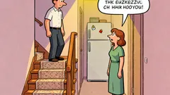 Vtip: Žena vyruší manžela sledujícího fotbal...