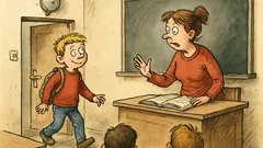 Vtip: Zazvoní na konec hodiny...