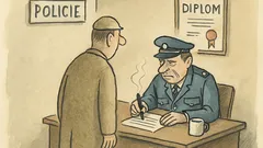 Vtip: Policie odložila vyšetřování diplomů...