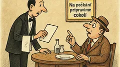 Vtip: Jde pán kolem restaurace, na dveřích cedule...