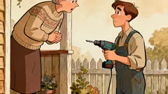 Vtip: „Soused, nepůjčil bys mi na víkend vrtačku?“