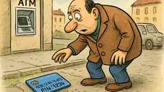 Vtip: Slovák najde kartu, PIN napsaný vedle