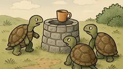 Vtip: Jdou tři želvy tři roky a...