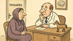 Vtip: Přijde žena k psychiatrovi…