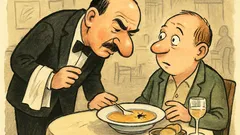 Vtip: Pane vrchní, v polévce mi plave...