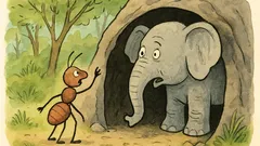 Vtip: Mravenec ztratil plavky, jde k jeskyni