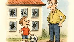 Vtip: Syn přijde za tátou a říká...