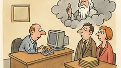 Vtip: Na pracovišti jsem bůh, všichni vědí...