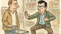 Vtip: Muž v obchodě urazí lingvistu...