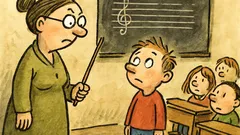 Vtip: V hodině zpěvu vyvolá paní učitelka Pepíčka...