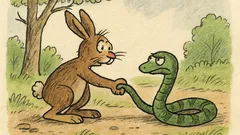 Vtip: Jde zajíc k hadovi a říká...