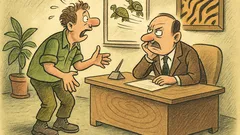 Vtip: V kanceláři ředitele zoo, stalo se...