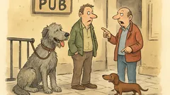 Vtip: Přijde chlápek před hospodu, uváže psa...