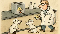 Vtip: Myš se vrátí z laboratoře a...