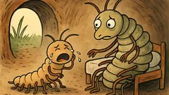 Vtip: Přijde malá stonožka domů a brečí