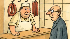 Vtip: V uzenářství: Dnes máme jedinečnou nabídku...