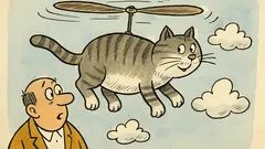 Vtip: Jak se jmenuje kočka, která létá?