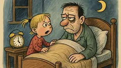 Vtip: Malá Mařenka budí otce ve 3 ráno