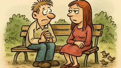 Vtip: Sedí dvojice na lavičce v parku…