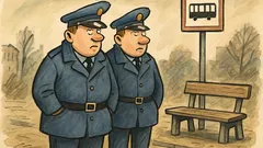 Vtip: Přijdou dva policisté na zastávku...