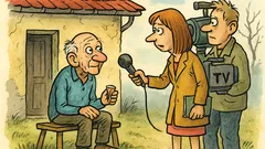 Vtip: Přijde televize za 130letým dědou...