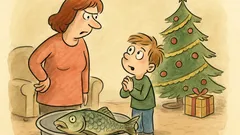 Vtip: „Mami, můžu mít na Vánoce psa?“