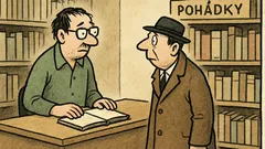 Vtip: Pán hledá knihu o manželském štěstí
