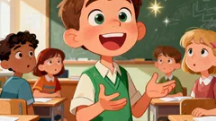 Vtip: Pepíček se chlubí kamarádům ve třídě