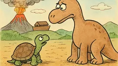 Vtip: Ptá se želva dinosaura, jestli...