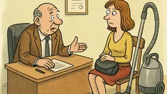 Vtip: Nedoslýchavý personalista na pohovoru říká...