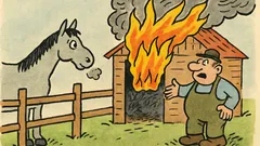 Vtip: Františku, kouří tvoji koně?