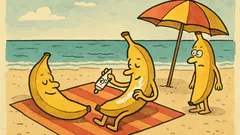 Vtip: Proč si banány dávají opalovací krém?