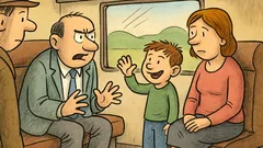 Vtip: Pán sedí v kupé ve vlaku...