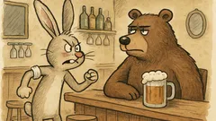 Vtip: Přijde naštvaný zajíc do baru...