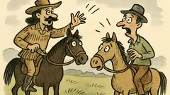 Vtip: Přijde Buffalo Bill do saloonu...