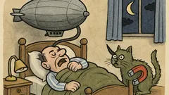 Vtip: Vzducholoď škrtila, kočka s magnetem...