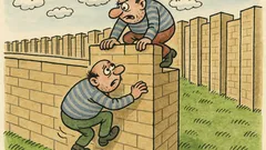 Vtip: Ředitel nechal kolem blázince sto zdí…