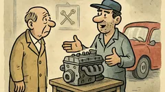 Vtip: Pane, vaše auto potřebuje nový motor