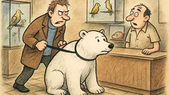 Vtip: Vrazí zákazník do zverimexu s medvědem